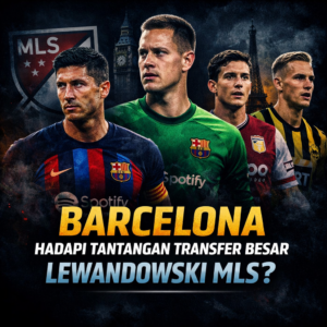 Barcelona transfer terbaru Lewandowski MLS Ter Stegen bursa Januari