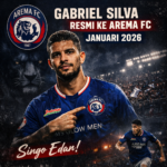 Gabriel Silva resmi bergabung dengan Arema FC pada Januari 2026